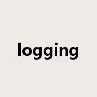 logging是什么意思