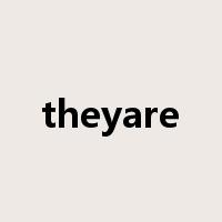 theyare是什么意思