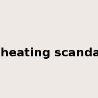 cheating scandal是什么意思