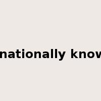 a nationally known是什么意思