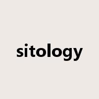 sitology是什么意思
