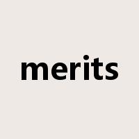 merits是什么意思