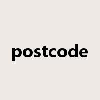 postcode是什么意思