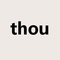 thou是什么意思