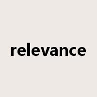 relevance是什么意思