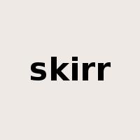 skirr是什么意思