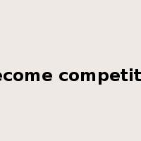 become competitor是什么意思