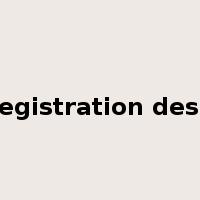 registration desk是什么意思
