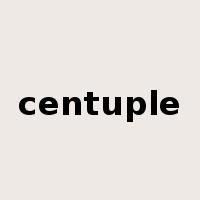 centuple是什么意思
