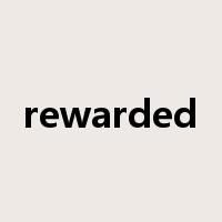 rewarded是什么意思