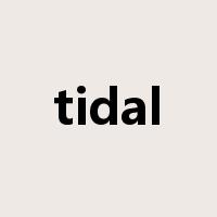 tidal是什么意思