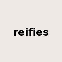 reifies是什么意思