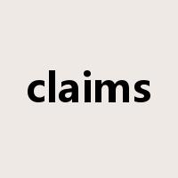 claims是什么意思