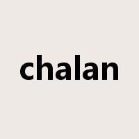 chalan是什么意思