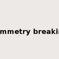 symmetry breaking是什么意思