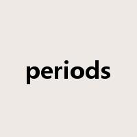 periods是什么意思