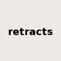 retracts是什么意思