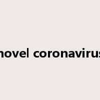 novel coronavirus是什么意思