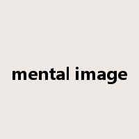 mental image是什么意思