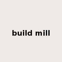 build mill是什么意思