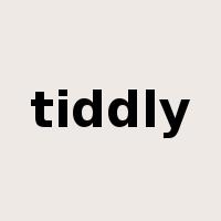 tiddly是什么意思