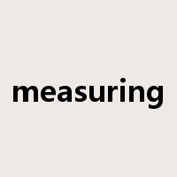 measuring是什么意思