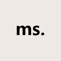 ms.是什么意思