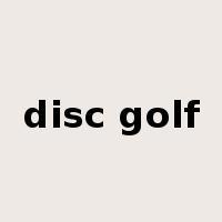 disc golf是什么意思