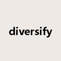 diversify是什么意思
