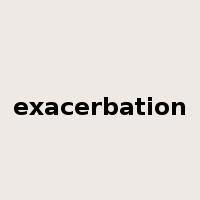 exacerbation是什么意思