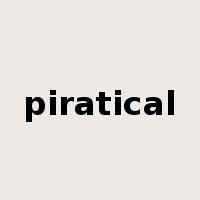 piratical是什么意思