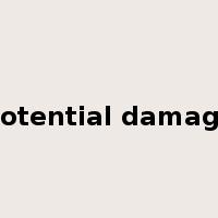potential damage是什么意思