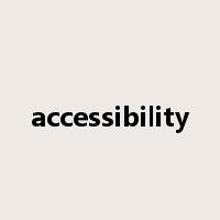 accessibility是什么意思