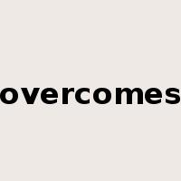 overcomes是什么意思