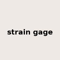 strain gage是什么意思