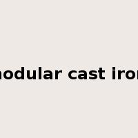 nodular cast iron是什么意思