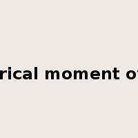 geometrical moment of inertia是什么意思