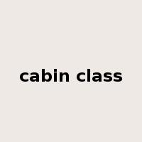 cabin class是什么意思