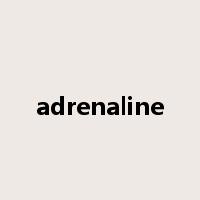 adrenaline是什么意思