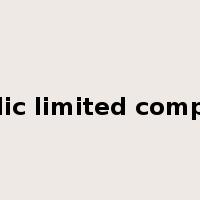 public limited company是什么意思