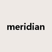 meridian是什么意思