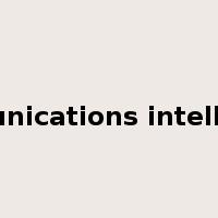 communications intelligence是什么意思