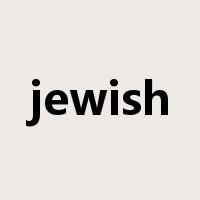 jewish是什么意思