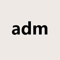 adm是什么意思