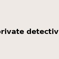 private detective是什么意思