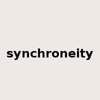 synchroneity是什么意思