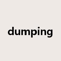 dumping是什么意思