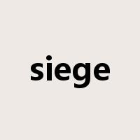 siege是什么意思