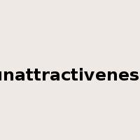 unattractiveness是什么意思