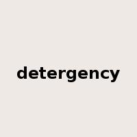 detergency是什么意思